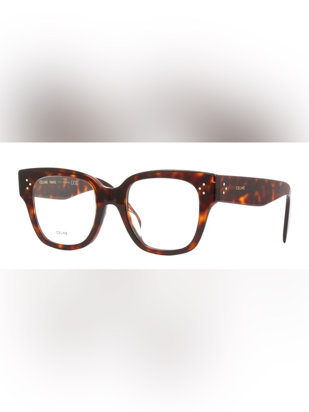 Celine CL5110U Shiny Dark Havana RX Sunglasses.